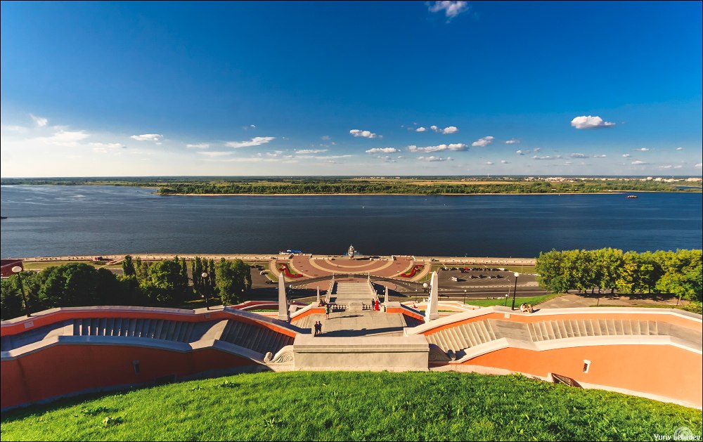 Достопримечательности Нижнего Новгорода: Чкаловская лестница